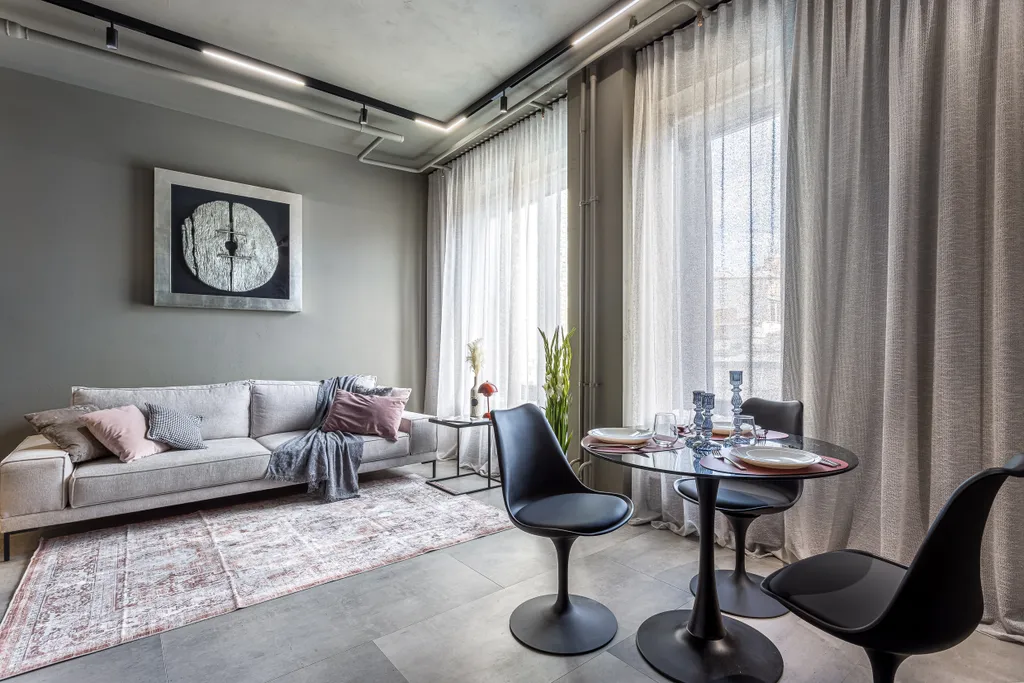 Квартира Квартира Премиум апартамент Графит у метро Автозаводская — Москва