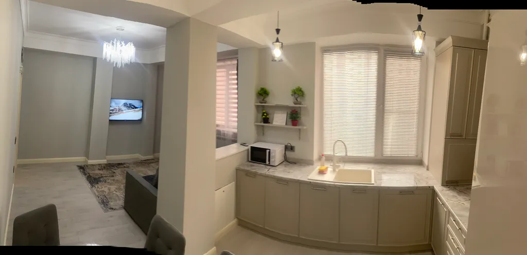 Квартира с хорошим ремонтом в 10 минутах ходьбы от пляжа Лагуна