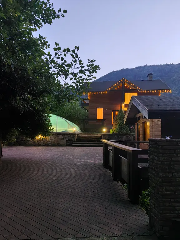 Коттедж Дом с баней и бассейном и видом на горы — Красная Поляна