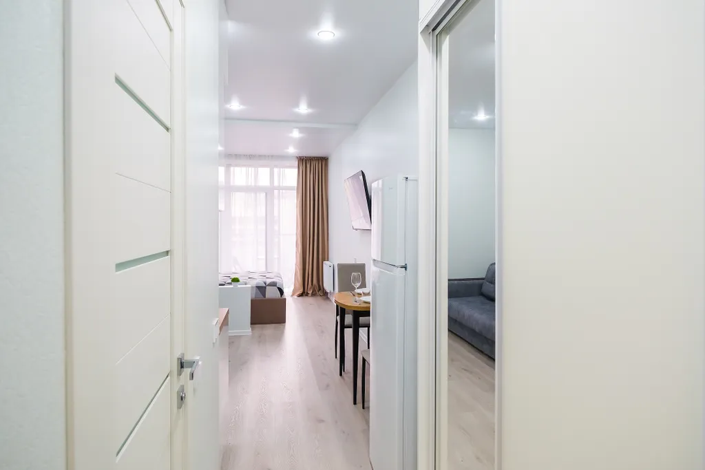 Уютная студия в жилом комплексе бизнес-класса, в Дагомысе