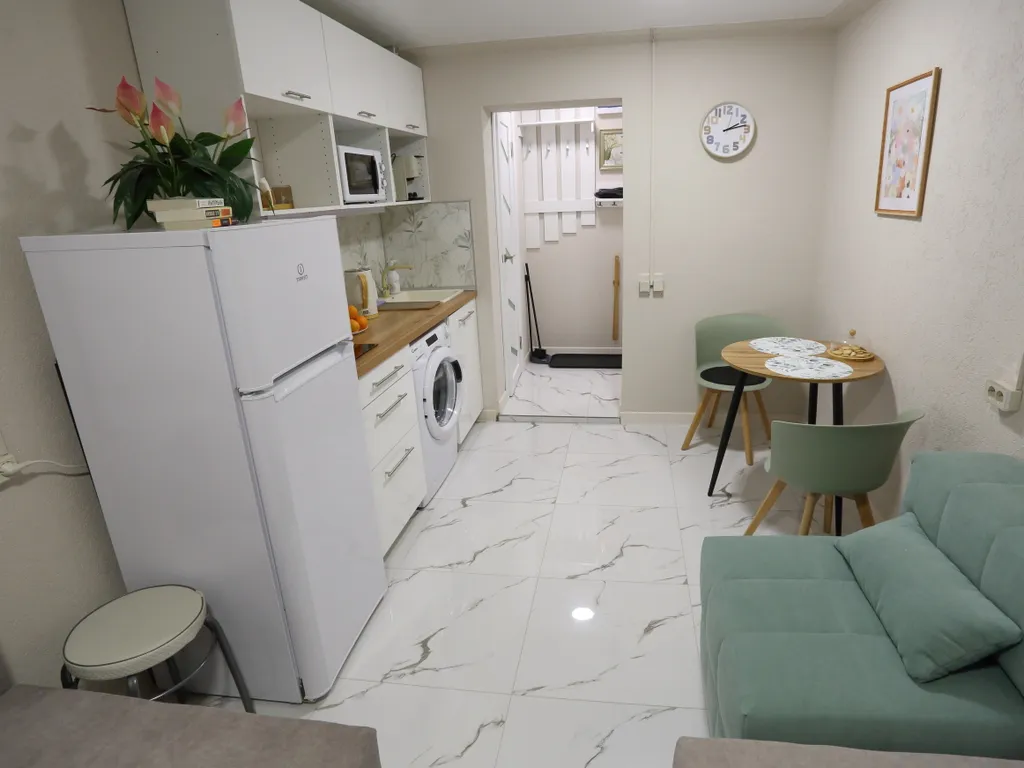 Уютная студия с раздельными спальными местами