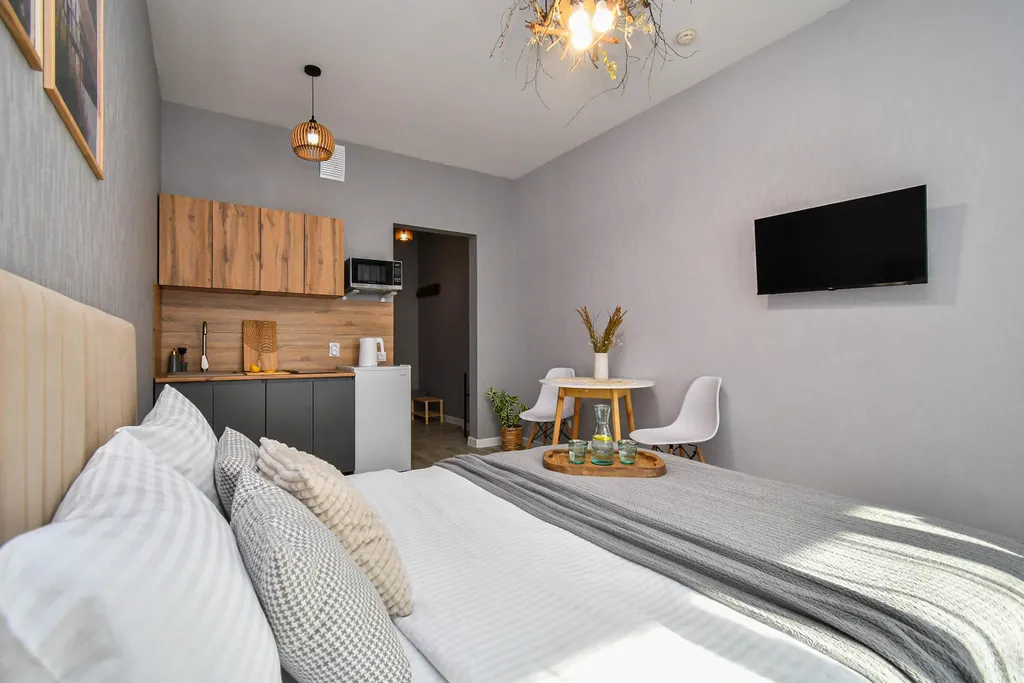 Квартира Квартира Красивая студия в Белых росах — Красноярск