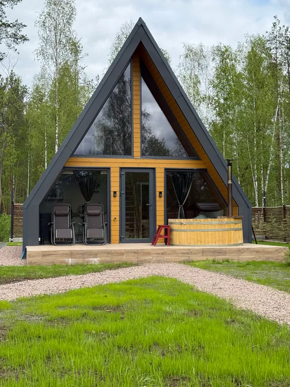 Коттедж 3-комнатный Дом — Деревянное