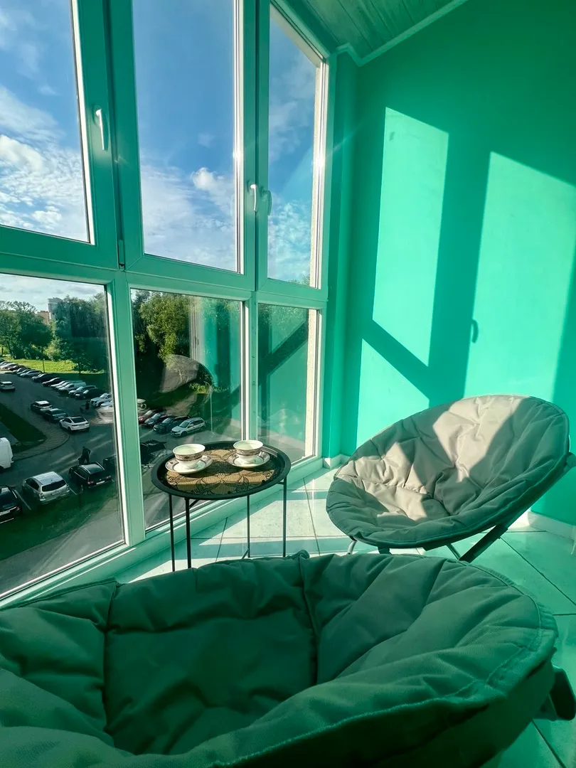 Балкон с местом для отдыха 