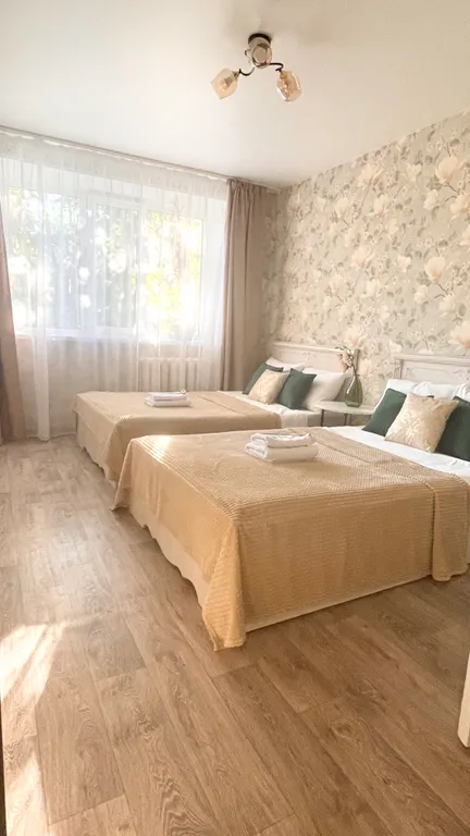 Рядом с центром, 4 раздельных спальных места командировочным