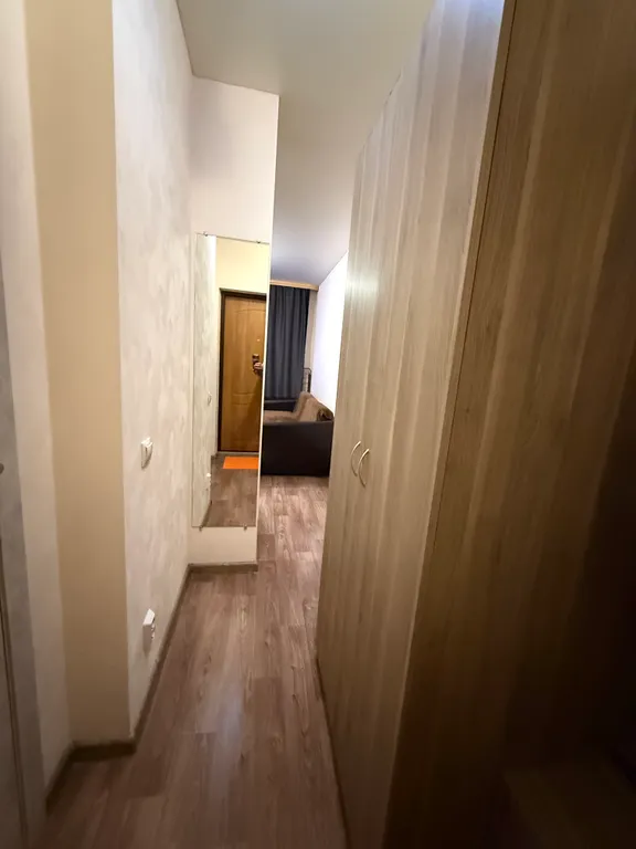 Студия - диван, стиралка холодильник, микроволновка