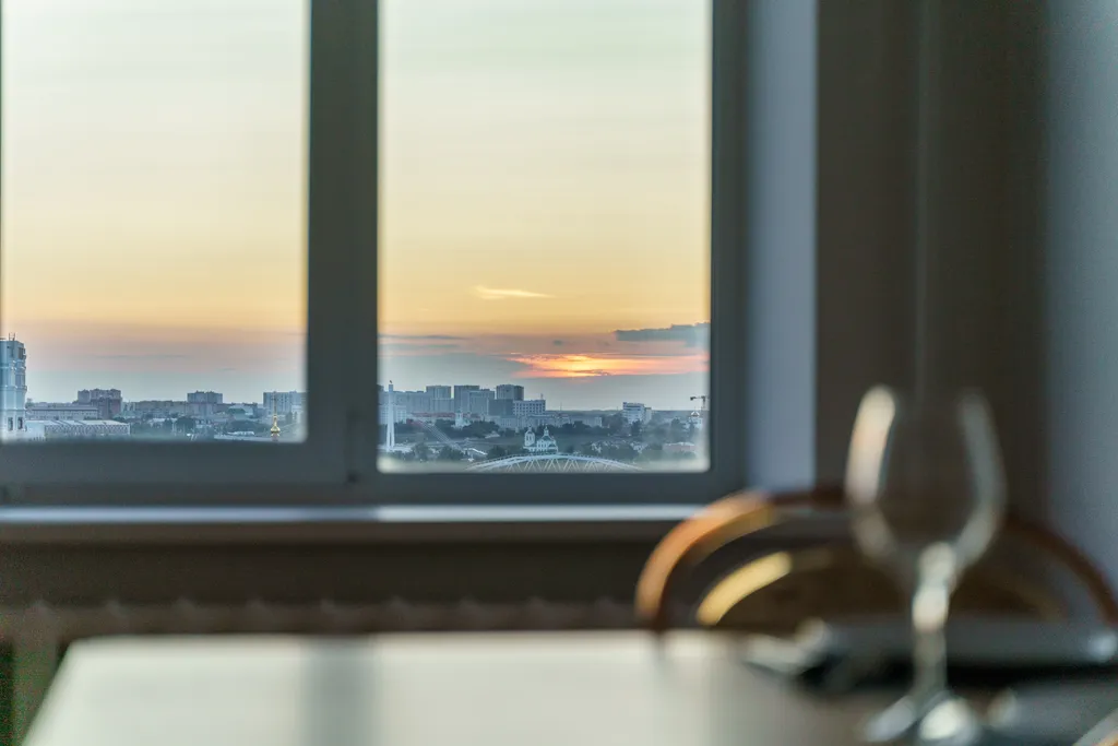 Просторная квартира в центре города с видом на реку