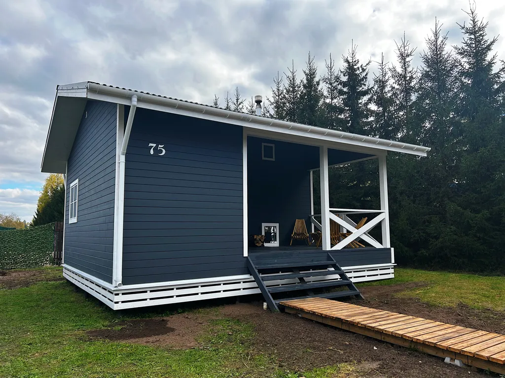 Коттедж Уютный домик-баня на берегу речки — аренда посуточно в Вологда