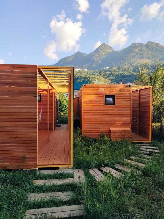 Коттедж Уютный дом с видом на горы — Эсто-Садок