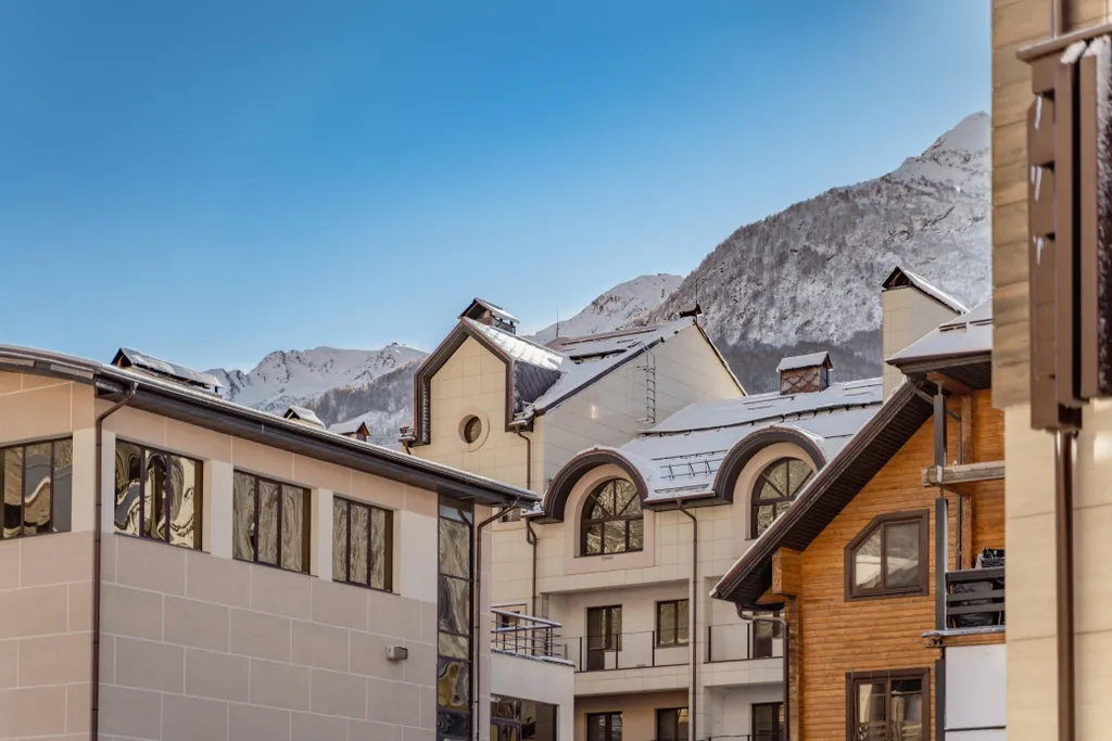 Студия с видом на горы