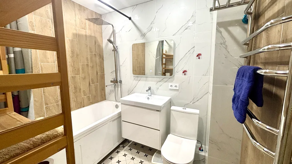 Просторная евро трёхкомнатная квартира в центре