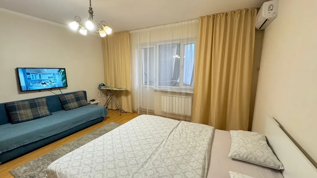 Уютная 1-комнатная квартира, в престижном районе города Алматы