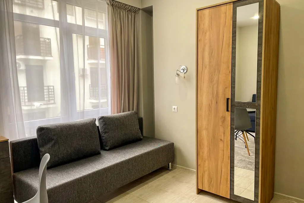 Уютная студия Морент с видом на море и двор, ЖК Сорренто Парк