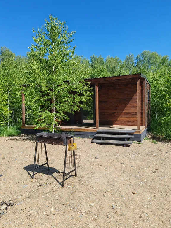 Коттедж Скандинавский домик с панорамным окном в лесу — аренда посуточно в Чебаркуль