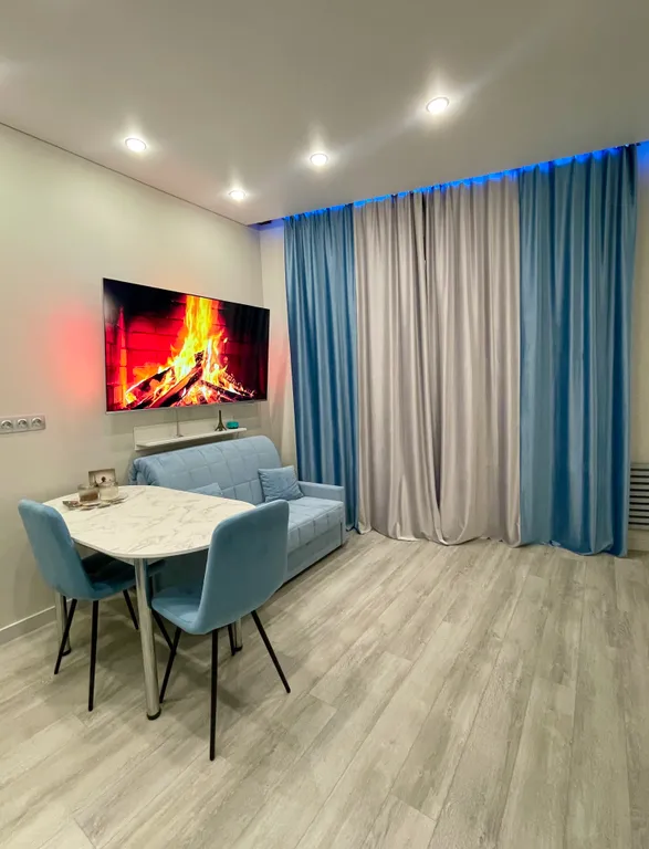 Квартира Видовая квартира-студия у метро в ЖК Wellton Towers — Москва