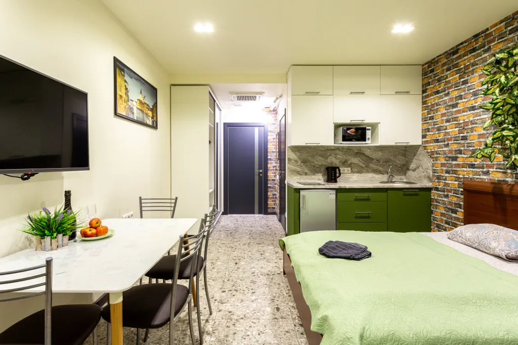 Уютная студия в самом ЦЕНТРЕ курорта на 3х человек