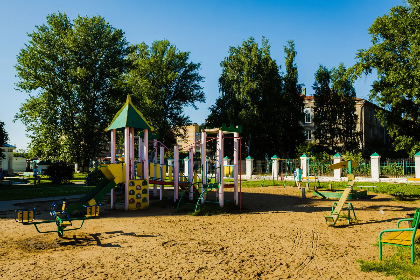 Игровая детская площадка на территории Собора