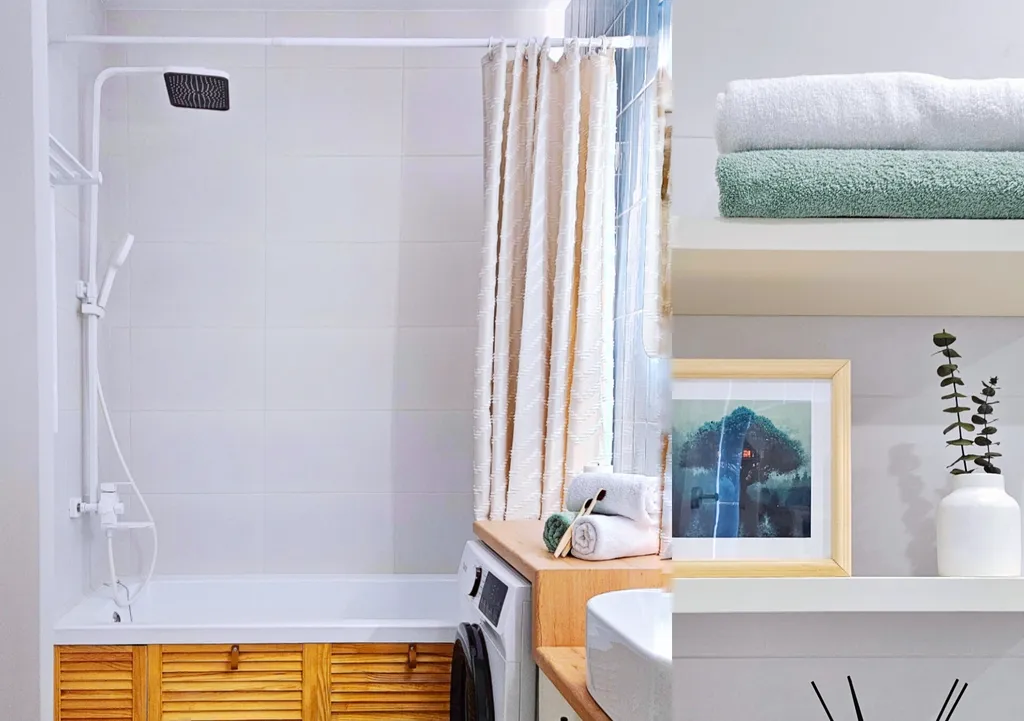 Уютная студия с проектором между морем и горами