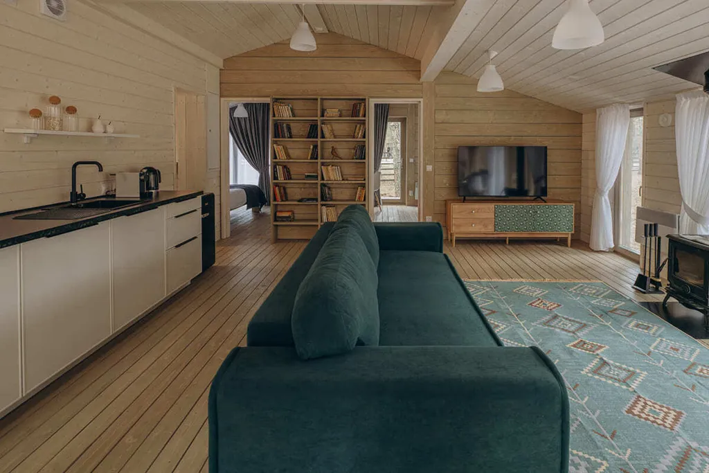 Дом 90m2 — чан, кухня, Wi-Fi