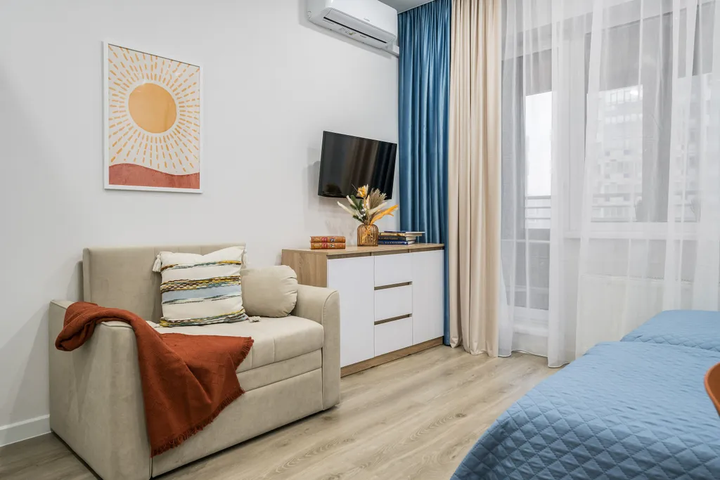 Квартира Квартира Teplo apartments студия на Среднерогатской — Санкт-Петербург