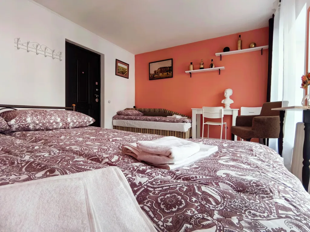 Квартира Комната "Море Эрмитажа". Хранение багажа, бесконтактный заезд — Санкт-Петербург