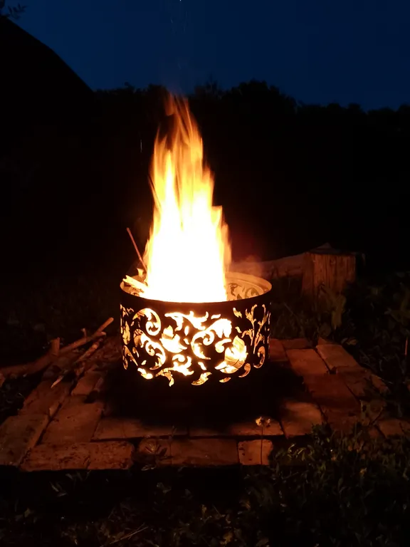 Большой дом с камином и новой баней