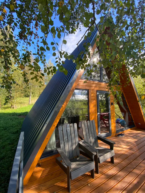 Коттедж Дом на берегу реки с видом на закат — аренда посуточно в Великий Новгород