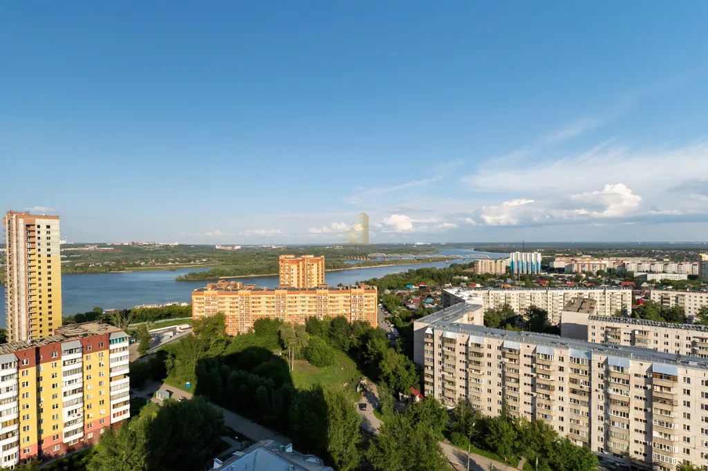 Чистая и уютная квартира с видом на Обь — аренда посуточно в Новосибирск