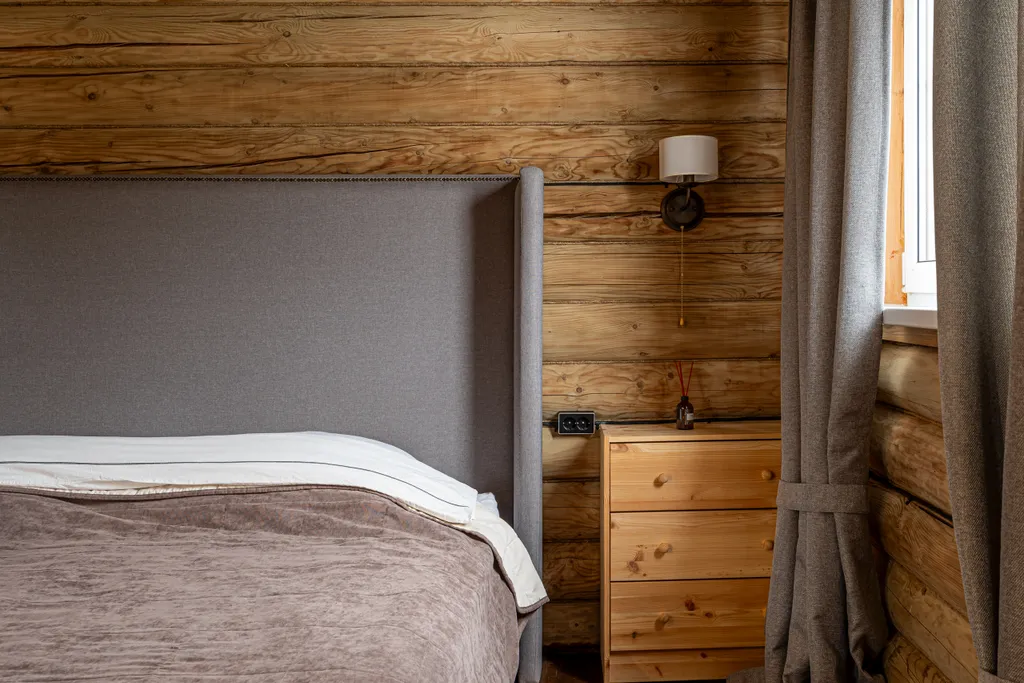 Уютный бревенчатый дом