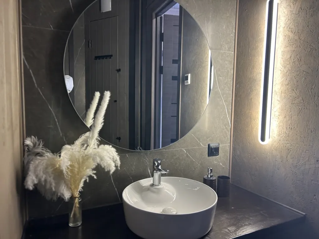 Вилла Луна с сибирским чаном и сауной с панорамным круглым окном