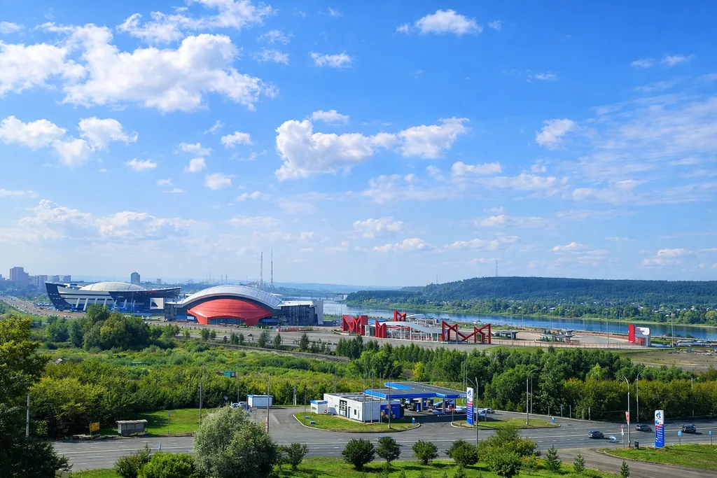 Уютная квартира с видом на реку Томь