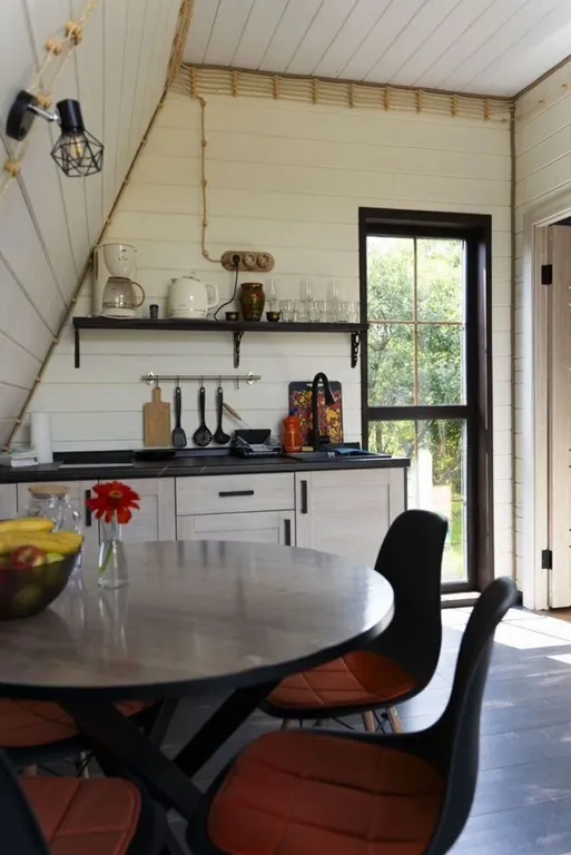 А-фрейм уютные вечepa