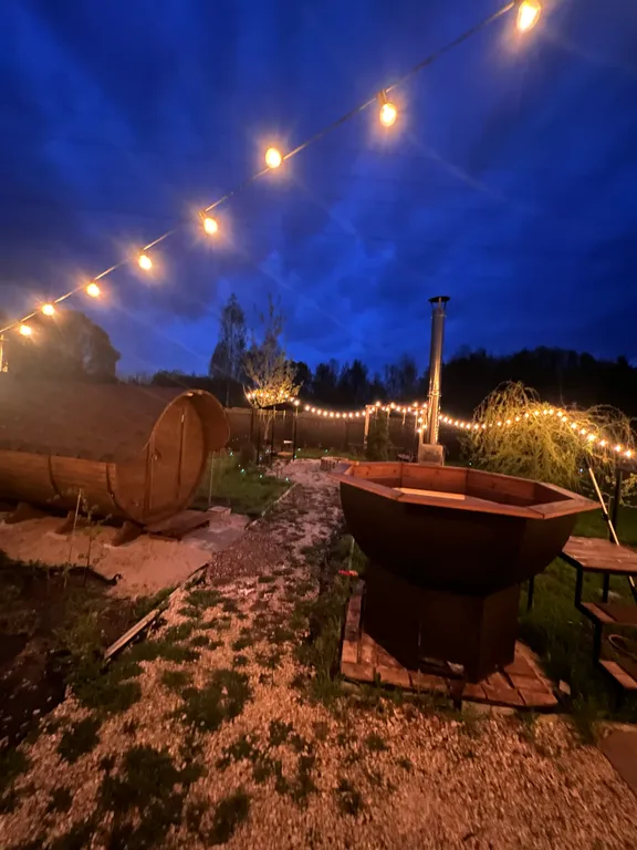 Дом с банным чаном, баней и домашним кинотеатром