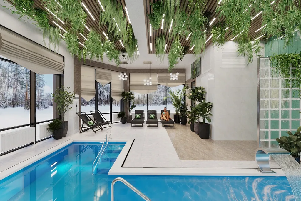 Уникальная локация в таунхаусе со spa-комплексом и бассейном