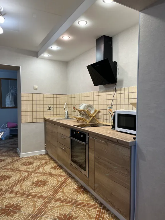 Трешка в самом центре