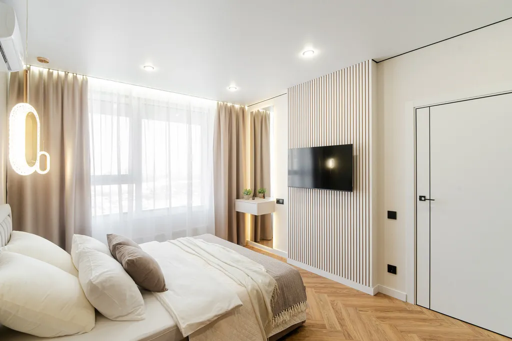 Дизайнерская 1-к квартира с проектором G-Drive Арена