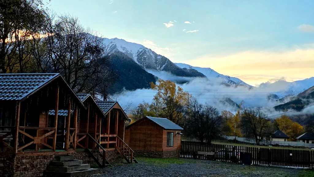Уютное шале в окружении гор
