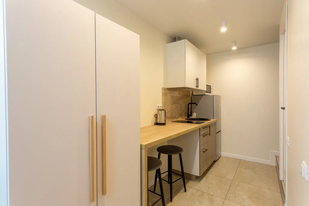 Квартира Квартира Уютная и эргономичная студия Морент в ЖК Фрукты — Сириус