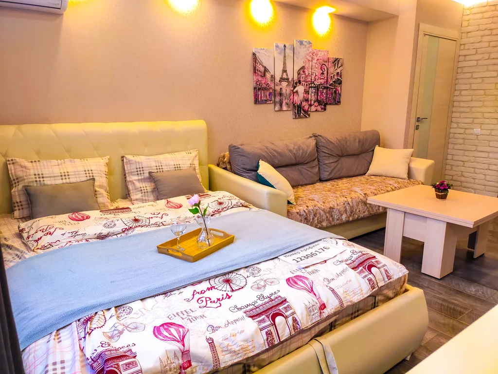 Студия с дизайнерским ремонтом париж