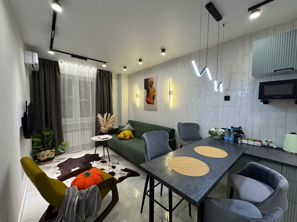 Комфортабельная стильная квартира с дизайнерским ремонтом в новом доме