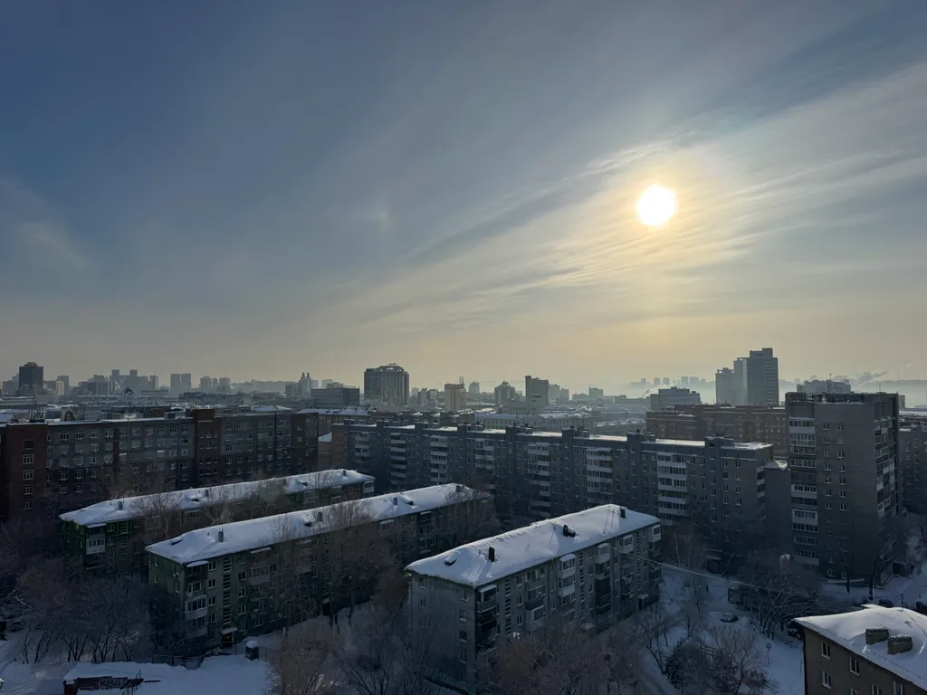 Квартира Квартира Комфортный видовой номер в высотке у ЖД Вокзала — Новосибирск