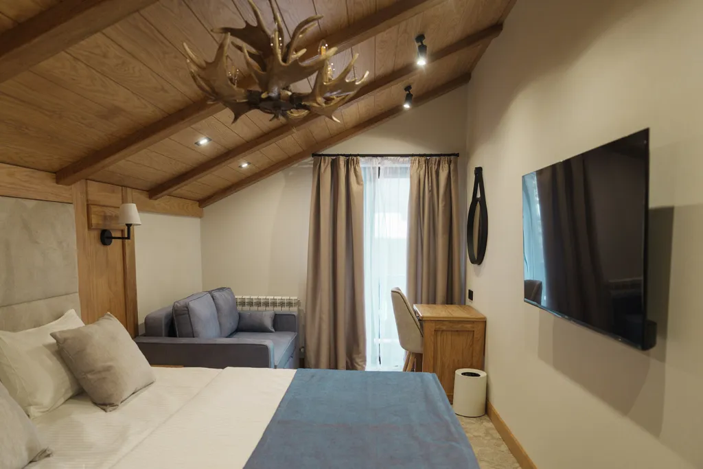 Шале №1 (2-этажа) 100м² до 7 мест