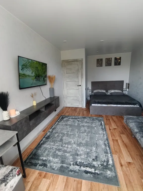 Интересная квартира с видом на город в комфортном ЖК