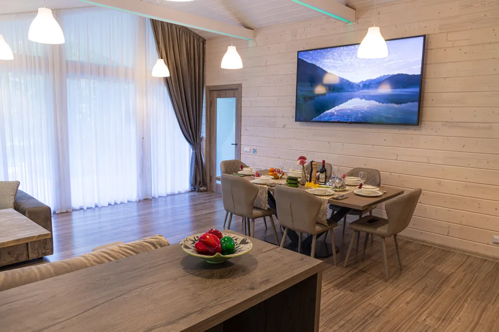 Коттедж 120m2 — чан, кухня, бесплатный Wi-Fi