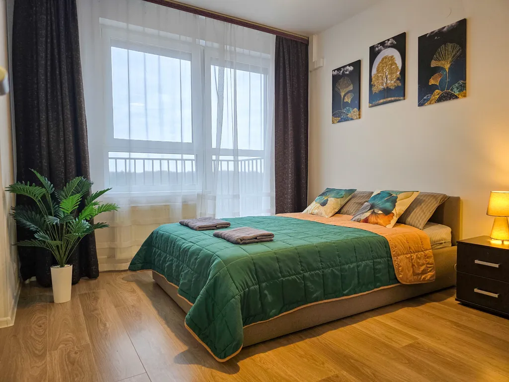 Квартира Евродвушка на последнем этаже с двумя спальными местами — аренда посуточно в Обнинск