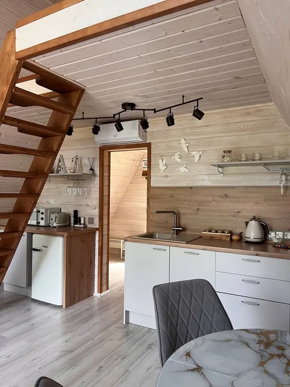 Домик с купелью фурако и русской баней