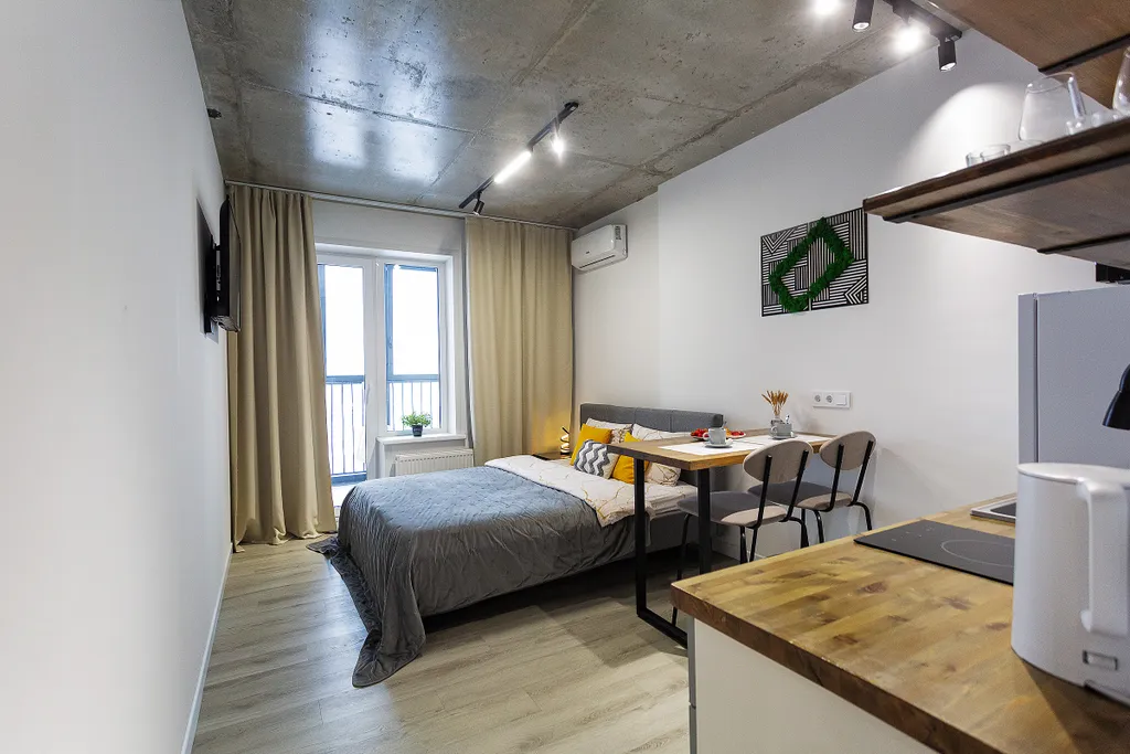 Квартира Квартира Видовая студия в стиле лофт — Новосибирск