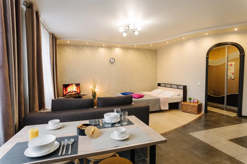 Просторные апартаменты с видом на речку