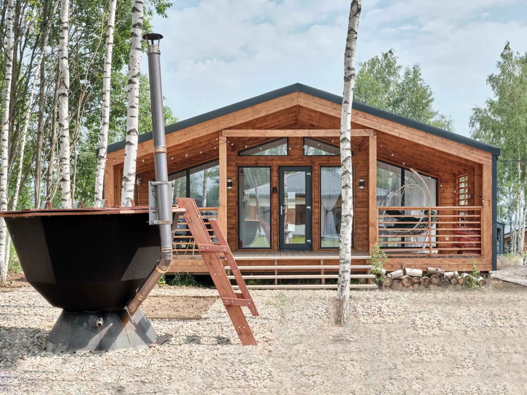 Коттедж Дом 519 с тремя спальнями и банным чаном — аренда посуточно в Истра