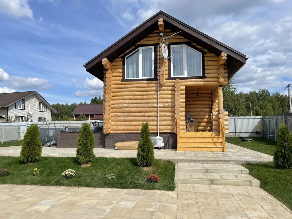 Коттедж Деревянный новый дом в Подмосковье с сауной внутри — аренда посуточно в Дмитров